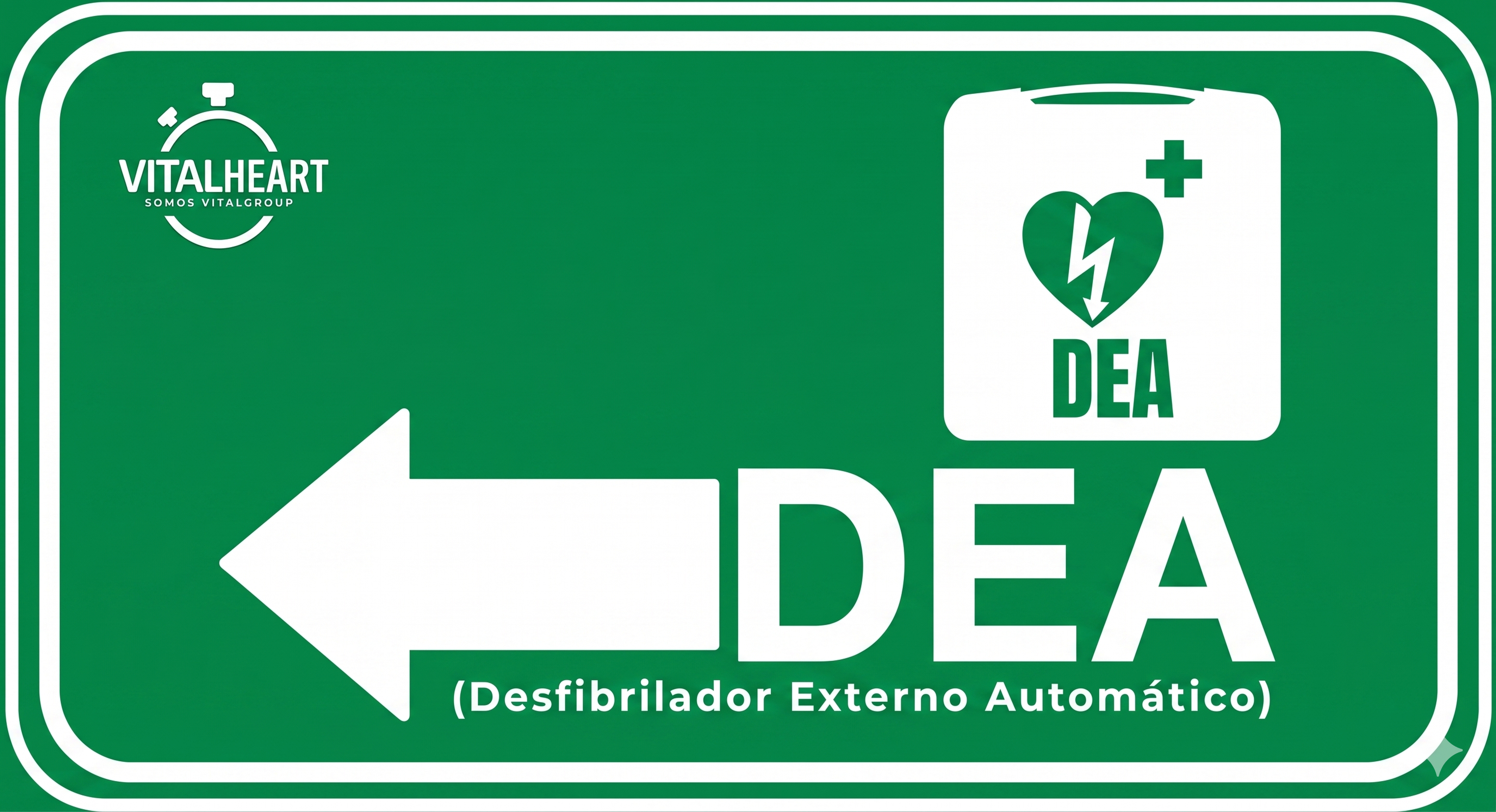 Señal DEA hacia la izquierda
